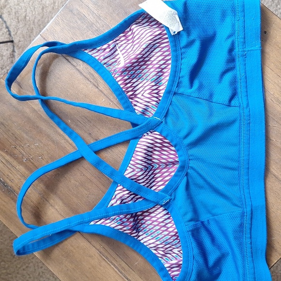 Nike Women's Multicolor Geometric Sports Bra Size L - Picture 7 of 11